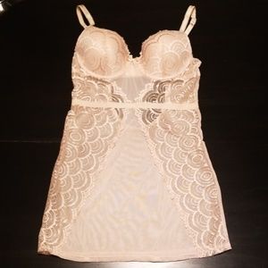 Frederick's Lace Chemise